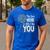 Make Your Mark Dandelion Happy Dot Day Shirts Teacher Kids Men's Casual T-Shirt Royal Blue
