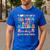 The Math Ain't Mathin Show Your Work Math Teacher Crew Men's Casual T-Shirt Royal Blue
