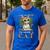 I Did The Math The Answer Is Cats Math Cat Teacher Men's Casual T-Shirt Royal Blue