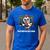 Math Teacher Chicken Mathemachicken Pun Men's Casual T-Shirt Royal Blue Math Teacher Chicken Mathemachicken Pun Men's Casual T-Shirt Royal Blue