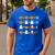 Math Teacher Halloween Equation Pumpkin Ghost Candy Corn Men's Casual T-Shirt Royal Blue Math Teacher Halloween Equation Pumpkin Ghost Candy Corn Men's Casual T-Shirt Royal Blue