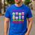 Math Teacher My Jam Here To Spread Mathematics Humor Men's Casual T-Shirt Royal Blue
