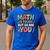 Math Is Tough But So Are You Motivational School Teacher Men's Casual T-Shirt Royal Blue