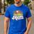Myrtle Beach South Carolina Retro 70s Vintage Vacation Men's Casual T-Shirt Royal Blue
