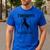 Nerdy Fibonacci Racing Car Horse Math Teacher Men Women Girls Kids Men's Casual T-Shirt Royal Blue