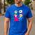 Nerdy Pythagoras Fighting Over C Squared Math Teacher Men's Casual T-Shirt Royal Blue Nerdy Pythagoras Fighting Over C Squared Math Teacher Men's Casual T-Shirt Royal Blue
