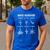 Nerdy Vintage Wave Behavior Physics Science Teacher Geek Men Women Girls Kids Men's Casual T-Shirt Royal Blue