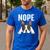 Nope Boston Terrier Puppy Dog Bostie Lover Men Women Girls Kids Men's Casual T-Shirt Royal Blue