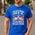 In October Pre-K Teachers Wear Pink Ribbon Breast Cancer Men's Casual T-Shirt Royal Blue