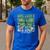 One Lucky Teacher Coquette Bow St Patricks Day Teacher Men's Casual T-Shirt Royal Blue One Lucky Teacher Coquette Bow St Patricks Day Teacher Men's Casual T-Shirt Royal Blue