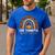 One Thankful Science Teacher Rainbow Boho Fall Thanksgiving Men's Casual T-Shirt Royal Blue One Thankful Science Teacher Rainbow Boho Fall Thanksgiving Men's Casual T-Shirt Royal Blue