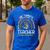 One Thankful Teacher Hispanic Heritage Month Countries Flags Men's Casual T-Shirt Royal Blue