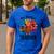 One Thankful Teacher Thanksgiving TurkeyCute Pencil Men's Casual T-Shirt Royal Blue One Thankful Teacher Thanksgiving TurkeyCute Pencil Men's Casual T-Shirt Royal Blue