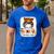 One Thankful Teacher's Aide Messy Bun Thanksgiving Fall Men's Casual T-Shirt Royal Blue One Thankful Teacher's Aide Messy Bun Thanksgiving Fall Men's Casual T-Shirt Royal Blue