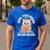 Owl You Need Is A Good Book Teacher Librarian Reading Men's Casual T-Shirt Royal Blue