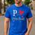P Is For Preschool Teacher Student Back To School Men's Casual T-Shirt Royal Blue P Is For Preschool Teacher Student Back To School Men's Casual T-Shirt Royal Blue