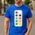 Paint Palette ArtSet Halloween Costume For Teachers Students For Men Women Kids Men's Casual T-Shirt Royal Blue