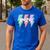 Para Squad Paraprofessional Teacher Lightning Bolt Men's Casual T-Shirt Royal Blue Para Squad Paraprofessional Teacher Lightning Bolt Men's Casual T-Shirt Royal Blue
