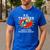 PE Physical Education Teacher Superhero Power School Men's Casual T-Shirt Royal Blue