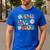 Peace Love Books Bookworm Librarian Reading Teacher Groovy Men's Casual T-Shirt Royal Blue Peace Love Books Bookworm Librarian Reading Teacher Groovy Men's Casual T-Shirt Royal Blue
