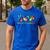 Peace Love Physical Education Tie Dye Sports PE Teacher Men's Casual T-Shirt Royal Blue