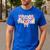 Physical Education Halloween Bow Checkered Teacher Ghost PE Men's Casual T-Shirt Royal Blue