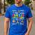 Play Is Learning Kindergarten Preschool Teacher Appreciation Men's Casual T-Shirt Royal Blue Play Is Learning Kindergarten Preschool Teacher Appreciation Men's Casual T-Shirt Royal Blue