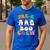 Pre-K Boo Crew Cute Ghost Halloween Costume Teacher Student For Men Women Kids Men's Casual T-Shirt Royal Blue