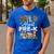 Pre-k Teacher Kids Back To School Wild About Pre-k Men's Casual T-Shirt Royal Blue