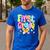 Preppy First Grade Back To School 1st Grade Teacher Girl Kid Men's Casual T-Shirt Royal Blue Preppy First Grade Back To School 1st Grade Teacher Girl Kid Men's Casual T-Shirt Royal Blue