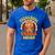 Preschool Gobble Squad Cute Turkey Thanksgiving Teacher Men's Casual T-Shirt Royal Blue Preschool Gobble Squad Cute Turkey Thanksgiving Teacher Men's Casual T-Shirt Royal Blue