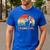 Preschool Panda Back To School Teacher Student Men's Casual T-Shirt Royal Blue