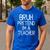 Pretend I'm A Teacher Halloween Costume Men's Casual T-Shirt Royal Blue