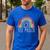 Pretty YOU MATTER Rainbow Positive Message Teachers Kids Men's Casual T-Shirt Royal Blue