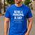 Being A Principal Is Easy School Principal Teacher Life Men's Casual T-Shirt Royal Blue