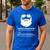 Professor Ancient Teaching Education Bearded History Teacher Men's Casual T-Shirt Royal Blue