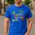 Progress Over Perfection Caterpillar Teacher Back To School Men's Casual T-Shirt Royal Blue