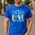 I Promise To Teach Love Hanukkah Chanukah Jewish Teacher Men's Casual T-Shirt Royal Blue I Promise To Teach Love Hanukkah Chanukah Jewish Teacher Men's Casual T-Shirt Royal Blue