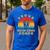 Proud Boston Terrier Dad Dog Owner Fathers Day Men Women Kids Men's Casual T-Shirt Royal Blue