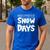 Proud Supporter Of Snow Days Teacher Christmas Men Women Men's Casual T-Shirt Royal Blue