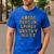 Pumpkin ABC Halloween Alphabet Costume School Teacher Kids Men's Casual T-Shirt Royal Blue