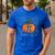 Pumpkin Pi Math Teacher Halloween Pumpkin Pi Men's Casual T-Shirt Royal Blue
