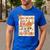 Pumpkin Teacher Preppy Fall In Love With Learning Autumn Men's Casual T-Shirt Royal Blue