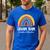 Rainbow Pencil Dream Exceptional Education Team SPED Teacher Men's Casual T-Shirt Royal Blue Rainbow Pencil Dream Exceptional Education Team SPED Teacher Men's Casual T-Shirt Royal Blue