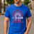 Rainbow Retro Homeschool Mom Teacher I Teach In My Pajamas Men's Casual T-Shirt Royal Blue Rainbow Retro Homeschool Mom Teacher I Teach In My Pajamas Men's Casual T-Shirt Royal Blue