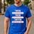 There Their They'Re Teacher English Grammar Police Men's Casual T-Shirt Royal Blue