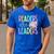 Readers Are Leaders Reading Book Lovers Teacher Women Kids Men's Casual T-Shirt Royal Blue