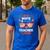 Red & Blue Teacher Crew Shirt 4th Of July Sunglasses Men's Casual T-Shirt Royal Blue