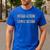 Regulation Before Expectation Occupational Therapy Teacher Men's Casual T-Shirt Royal Blue