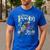 There's Room On My Broom For You Too Teacher Halloween Men's Casual T-Shirt Royal Blue